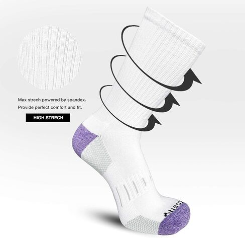 جوارب عمل معززة للتحكم في الرطوبة للرجال من AKOENY (3 أزواج) in Kuwait