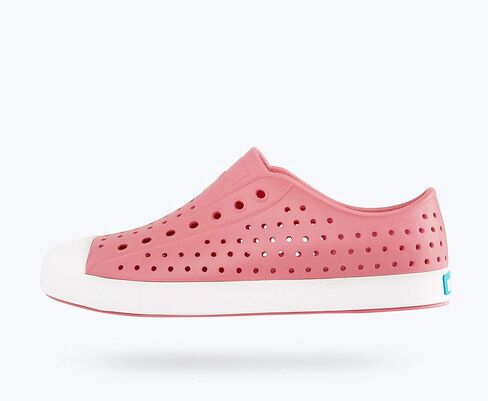 Native Shoes Jefferson Sneakers for Men, and Women - Eva Upper with Cushioned Fit, Lightweight, and Versatile Footwear Clover Pink/Shell White Men's 6, Women's 8 Medium in Saudi Arabia