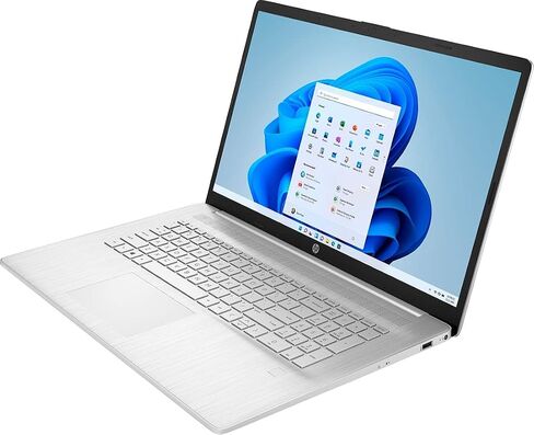 Newest HP Notebook Laptop, 17.3’’ Full HD Display, AMD Ryzen 5 5500U Hexa-Core Processor, 32GB RAM, 1TB PCIe SSD, Fingerprint Reader, Wi-Fi, Webcam, HDMI, Windows 11 Home, Natural Silver in Kuwait