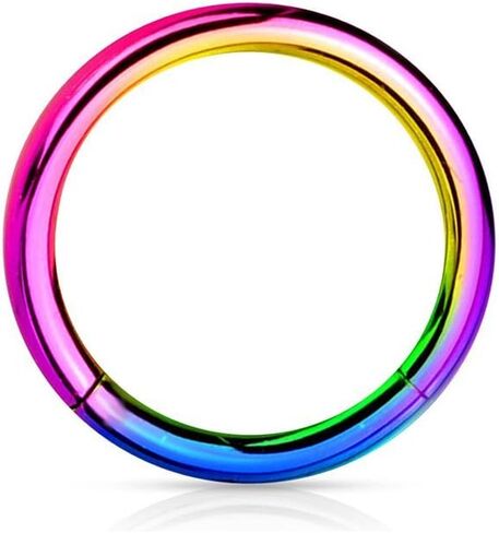 14G-16G Surgical Steel Seamless Segment Body Piercing Hoop (Sold Individually) in Saudi Arabia