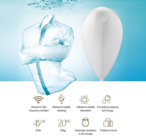 FTVOGUE بالموجات فوق الصوتية غسالة محمولة صغيرة USB آلة غسيل آلي مستلزمات تنظيف الخضروات in Kuwait