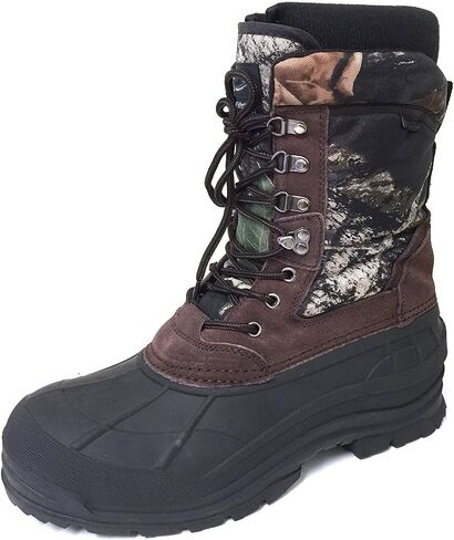 G4U-T A10SB Men's Winter Boots Cold Weather 10" Waterproof Leather & Nylon Thermolite Insulated Snow Hunting Hiking Shoes in Saudi Arabia