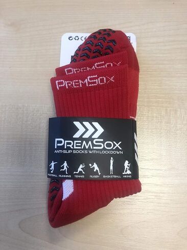 PremSox mens Crew Grip Socks in Saudi Arabia