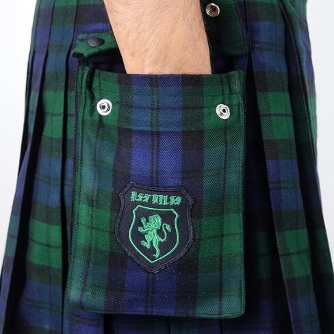 DSS KILTS- Tartan Utility Kilts for Men 13oz Tartan Kilt with Leather Straps and Large Cargo Pockets in Saudi Arabia