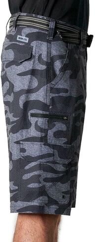 شورت رجالي من Iron Clothing مصنوع من نسيج قطني مطاطي متعدد الجيوب باللون المموه، 34 in Saudi Arabia