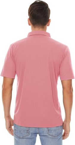 MAGCOMSEN Men's Polo Shirts 3 Buttons Casual Work T Shirts Quick Dry Short Sleeve Golf Shirt Pique Jersey Outdoor Performance in Saudi Arabia