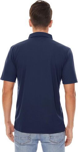 MAGCOMSEN Men's Polo Shirts 3 Buttons Casual Work T Shirts Quick Dry Short Sleeve Golf Shirt Pique Jersey Outdoor Performance in Kuwait