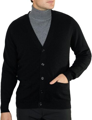 Men's Pure Cashmere Classic Cardigan in Saudi Arabia