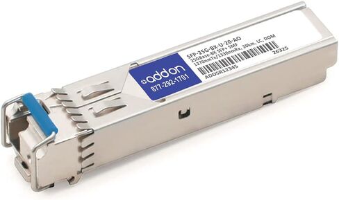Add-On SFP-25G-BX-U-20-AO Cisco Compatible TAA Compliant 25GBase-BX SFP28 Transceiver in Saudi Arabia