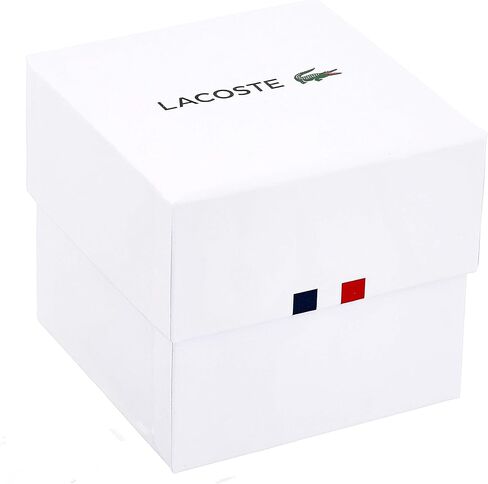 Lacoste Men's L.12.12. Quartz TR90 Case and Rubber Strap Casual Watch, Color: Blue (Model: 2010987) in Saudi Arabia