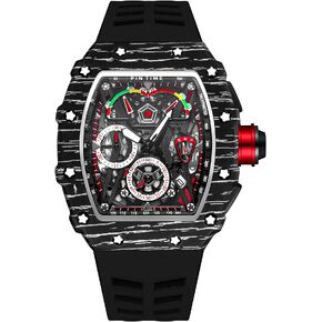 Fashion Mens Watch Hallow Punk Chronograph Sports Wristwatch Luxury Designer Mens Watch in Saudi Arabia