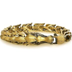 Chow Sang Sang Cultural Blessings Legends 999.9 24K Solid Gold Price-by-Weight Gold Dragon Bracelet for Men 91029B | 8.2", (21 CM) in Saudi Arabia