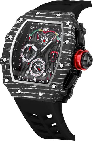 Fashion Mens Watch Hallow Punk Chronograph Sports Wristwatch Luxury Designer Mens Watch in Kuwait