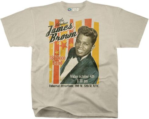 Liquid Blue Men's Fabulous James Brown T-Shirt in Saudi Arabia
