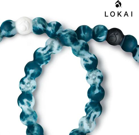 Lokai Hawaiian Silicone Beaded Bracelet for Women & Men, The Surf Collection - Silicone Jewelry Fashion Bracelet Slides-On for Comfortable Fit in Saudi Arabia