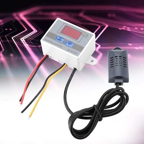 Jadpes Humidity Control Switch, XhW3005 Digital Hygrometer Switch Controller Humidity Sensor 0~99% Rh 12V/24V/220V Fan Control With Humidity Sensor(220V) in Saudi Arabia