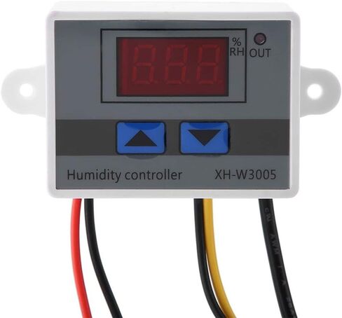 Jadpes Humidity Control Switch, XhW3005 Digital Hygrometer Switch Controller Humidity Sensor 0~99% Rh 12V/24V/220V Fan Control With Humidity Sensor(220V) in Saudi Arabia