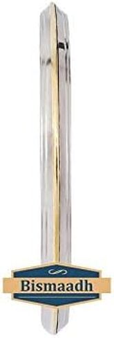 BISMAADH Sikh Punjabi Kada Brass Stainless Steel Bracelet for Men 7mm Thickness in Saudi Arabia