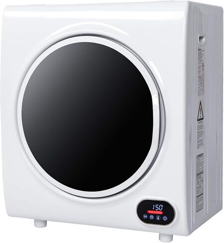 Winado Compact Laundry Dryer 9lbs Capacity, 2.6 cu.ft Portable Clothes Dryer, Front Load Dryer w/LED Control Screen, Stainless Steel Drum for Apartment Home Dorm 110V 1400W in Kuwait