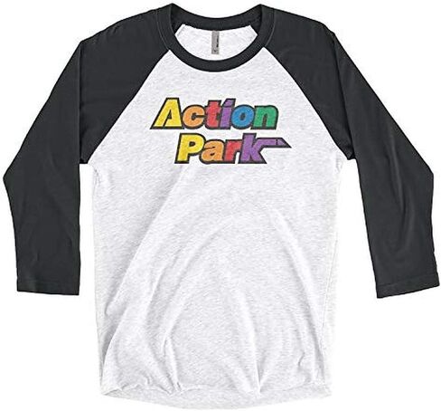 Action Park Triblend Raglan T-Shirt, Defunct, Water Park, Traction Park, Class-Action, Action Point, Alpine Slide in Kuwait