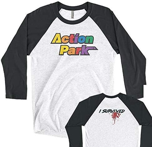 Action Park Triblend Raglan T-Shirt, Defunct, Water Park, Traction Park, Class-Action, Action Point, Alpine Slide in Kuwait