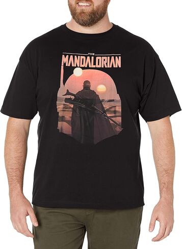 تي شيرت ستار وورز كبير وطويل ماندالوري ماندومون إبي ريفيل للرجال بأكمام قصيرة in Kuwait