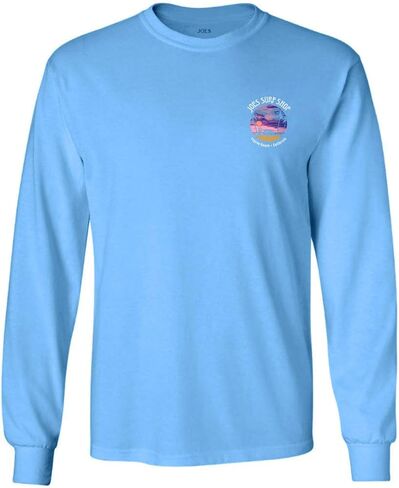 Joe's Surf Shop Wagon Silhouette Logo Long Sleeve Cotton T-Shirt in Kuwait