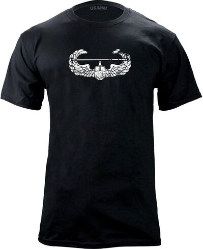 Vintage Army Air Assault Badge Subdued Veteran T-Shirt in Saudi Arabia