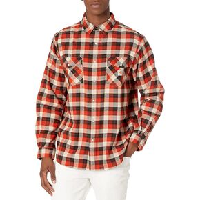 تي شيرت رجالي Carhartt Rugged Flex مريح ذو وزن متوسط وأكمام طويلة وزر كبس أمامي منقوش in Kuwait