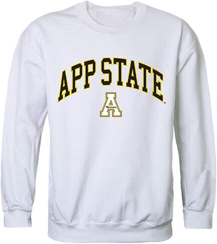Appalachian State Mountaineers NCAA Campus Crewneck Sweatshirt - Large, White in Saudi Arabia