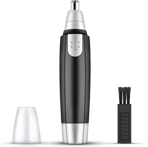 Painless Ear and Nose Hair Trimmer, Electric Nose Hair Shaver, Portable Facial Hair Clippers for Men , Battery-Operated Nose Hair Remover in Saudi Arabia