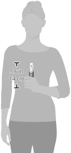 Andis 22705 EasyTrim2 10-Piece Precision Personal Ear, Nose, Eyebrow and Beard Trimmer Kit, Gray in Saudi Arabia