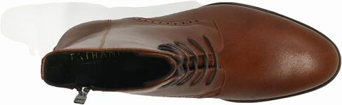TATHANIUM Dark Tobacco Men's Boots, Casual Boots Motorcycle Lace Up Zip Boots, Business Casual Boot for Men, Original Military Boot, Original Full Grain Leather Fashion Boot in Saudi Arabia