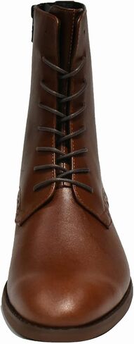 TATHANIUM Dark Tobacco Men's Boots, Casual Boots Motorcycle Lace Up Zip Boots, Business Casual Boot for Men, Original Military Boot, Original Full Grain Leather Fashion Boot in Saudi Arabia