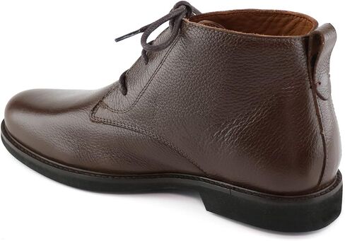 Marc Joseph New York MJNY Mens Casual Comfortable Genuine Leather Chukka Laceup Ankle Boots Lightweight Breathable Classic Fashion Chelsea Dress Boots in Kuwait