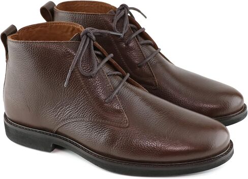 Marc Joseph New York MJNY Mens Casual Comfortable Genuine Leather Chukka Laceup Ankle Boots Lightweight Breathable Classic Fashion Chelsea Dress Boots in Kuwait