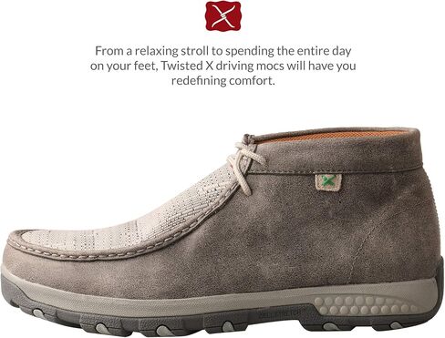 Twisted X Men's Lace-Up Chukka Driving Moc with CellStretch in Kuwait