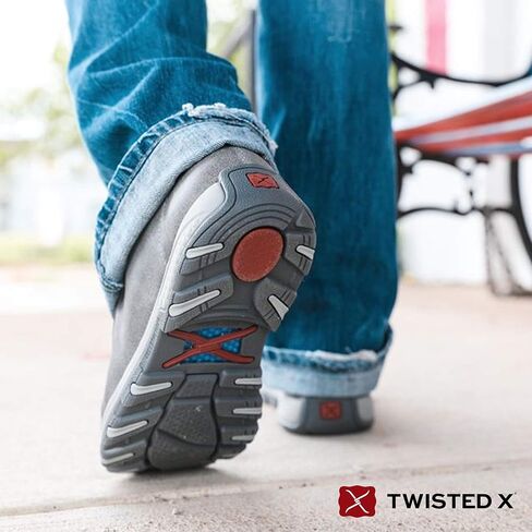Twisted X Men's Lace-Up Chukka Driving Moc with CellStretch in Kuwait