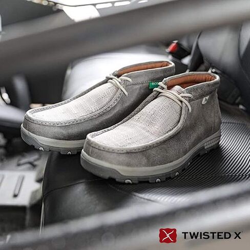Twisted X Men's Lace-Up Chukka Driving Moc with CellStretch in Kuwait