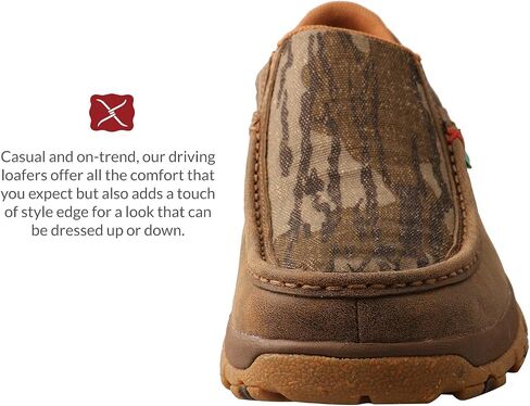 Twisted X Men's Lace-Up Chukka Driving Moc with CellStretch in Saudi Arabia