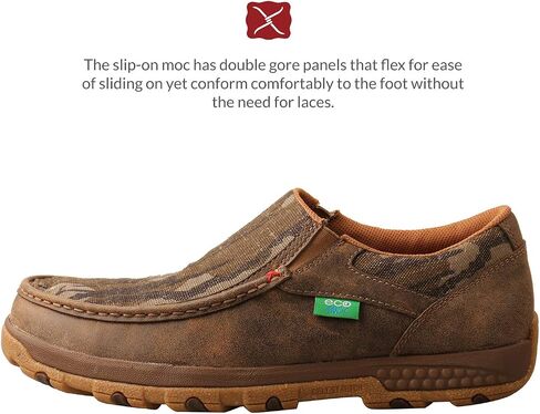 Twisted X Men's Lace-Up Chukka Driving Moc with CellStretch in Saudi Arabia