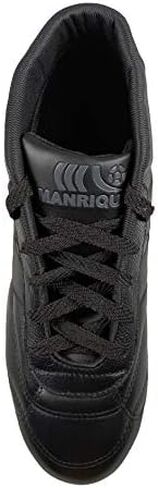 Manriquez Soccer Cleats Bota Vintage Total Black Genuine Leather Adult in Saudi Arabia