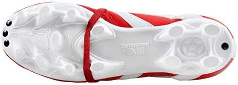 Manriquez Soccer Cleats MID SX Red White Genuine Leather Adult in Saudi Arabia