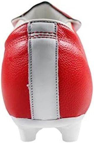 Manriquez Soccer Cleats MID SX Red White Genuine Leather Adult in Saudi Arabia