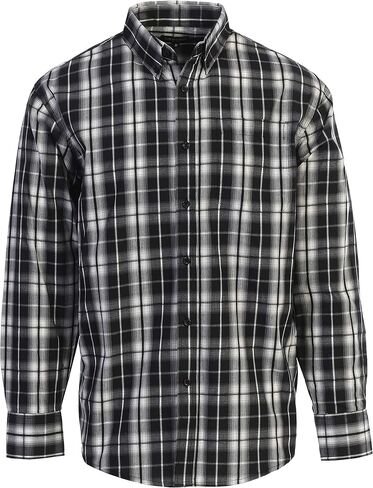 Gioberti Men's Long Sleeve Plaid Shirt in Saudi Arabia