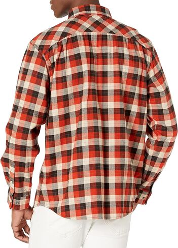 Carhartt Men's Rugged Flex Relaxed Fit Midweight Long-Sleeve Snap-Front Plaid Shirt in Kuwait