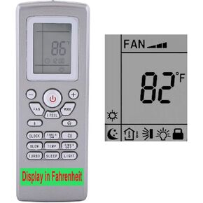 YING RAY Replacement for CIAC Air Conditioner Remote Control Model YT1FF (Display in Fahrenheit) in Saudi Arabia