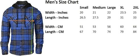 9 Crowns Men's Lightweight Plaid Flannel Shirt in Saudi Arabia
