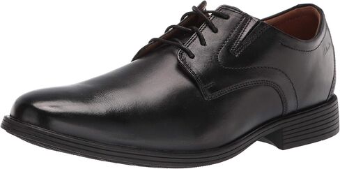 Clarks Men's Whiddon Plain Oxford, Black Leather, 10.5 in Saudi Arabia