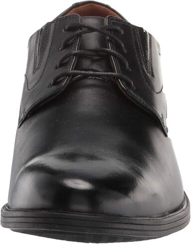 Clarks Men's Whiddon Plain Oxford, Black Leather, 10.5 in Saudi Arabia